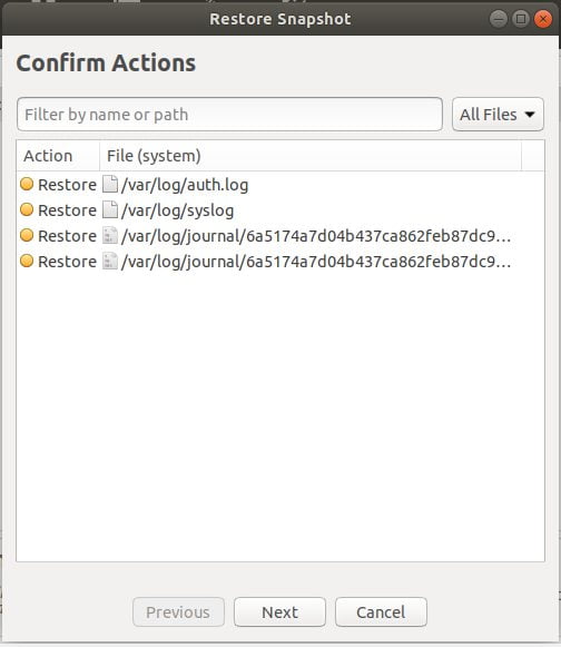 How To Use Timeshift To Backup And Restore Ubuntu Linux 16 Confirm-actions-timeshift