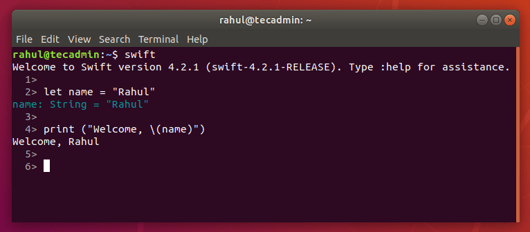 How to install swift on ubuntu 18. 04 lts