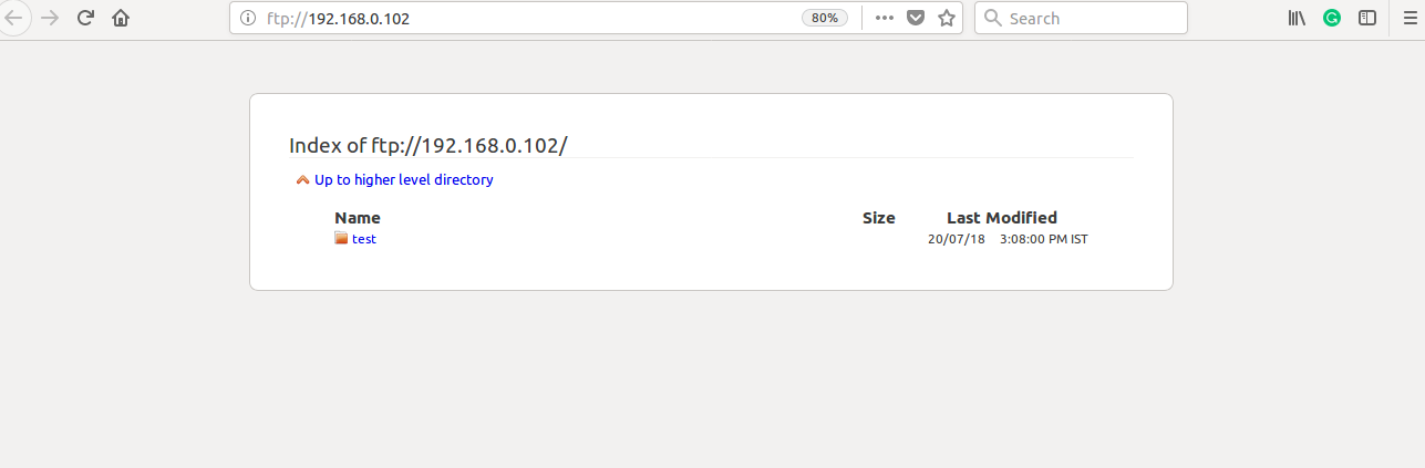 How To Setup Ftp Server With Vsftpd On Ubuntu 18.04 4 Open your web browser and type the url ftp://ip
