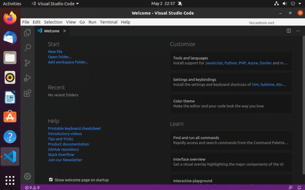 How to install visual studio code on ubuntu 18. 04