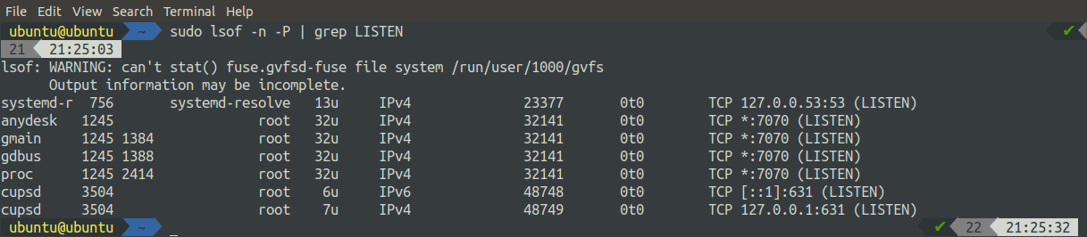 How To Find Open Ports On Ubuntu? 12 How to find open ports on ubuntu? 12