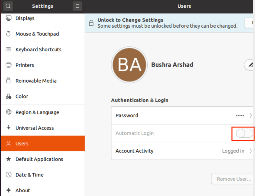 How To Enable Automatic Login On Ubuntu 20.04? 3 How to enable automatic login on ubuntu 20. 04? 3
