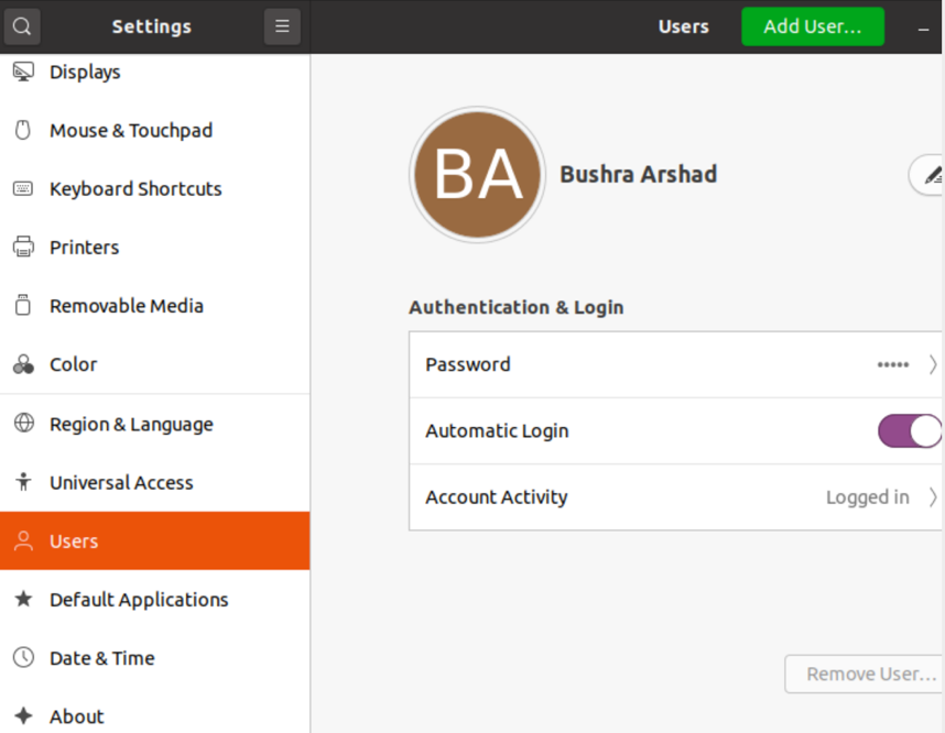 How To Enable Automatic Login On Ubuntu 20.04? 7 How to enable automatic login on ubuntu 20. 04? 7