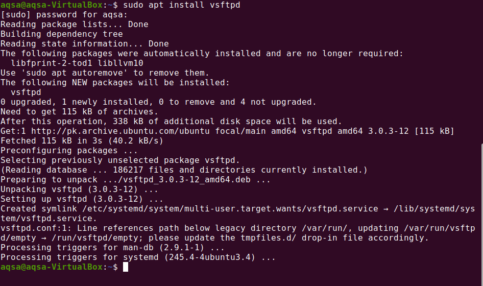 How To Install An Ftp Server On Ubuntu 20.04 4 How to install an ftp server on ubuntu 20. 04 4