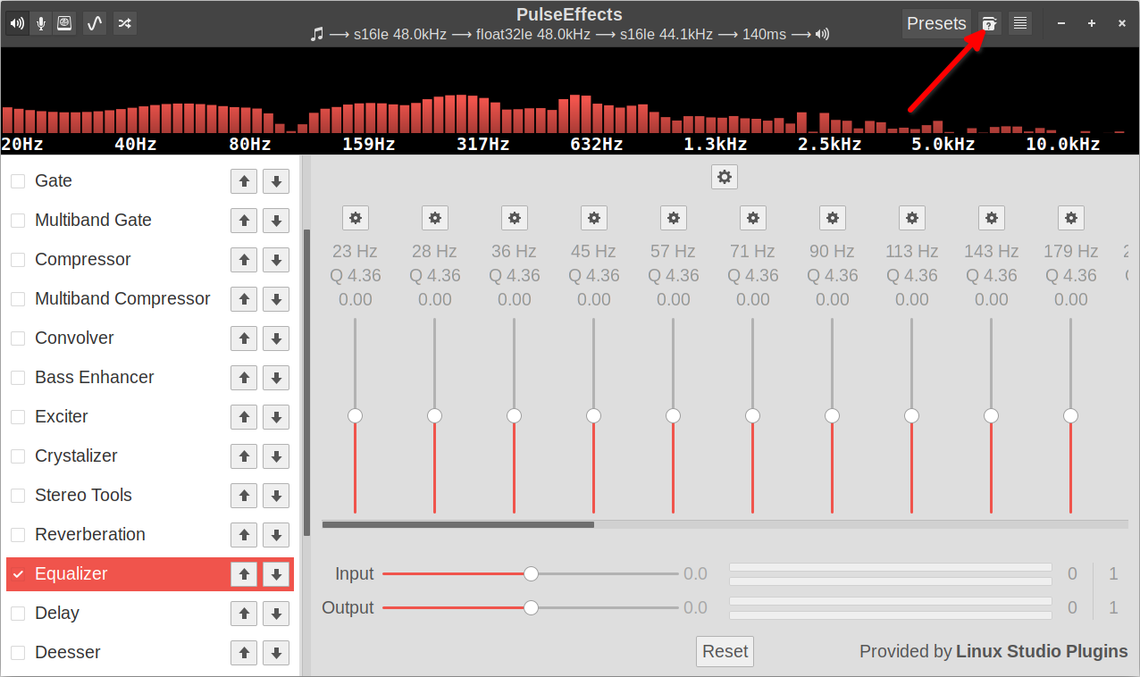 How To Use Pulseeffects Equalizer And Audio Enhancer In Linux 6 How to use pulseeffects equalizer and audio enhancer in linux 6