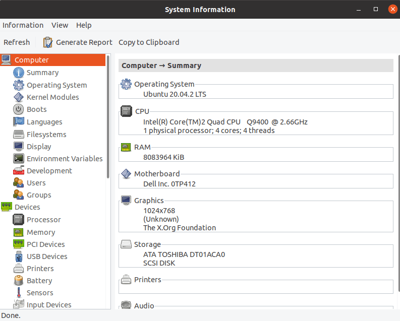 How To Find Hardware Details Ubuntu Gui? 1 How to find hardware details ubuntu gui? 1