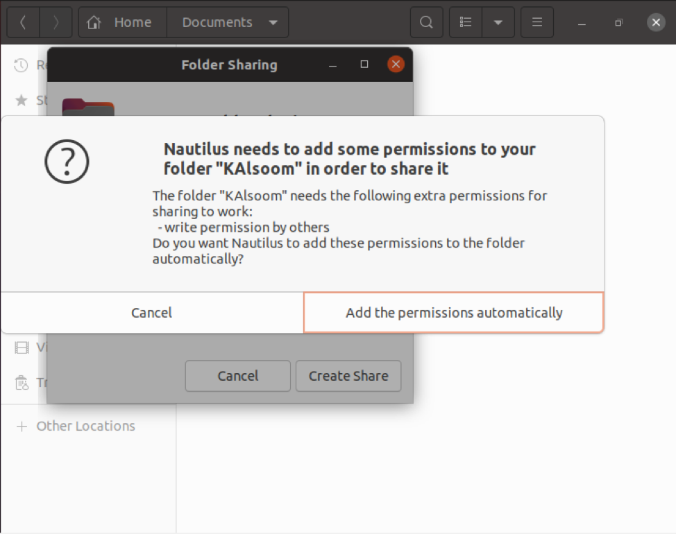 How To Share A Folder On The Local Network With Ubuntu 8 How to share a folder on the local network with ubuntu 8