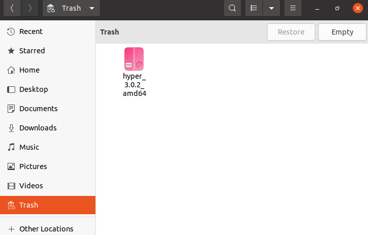 3 Ways To Remove Files From Trash On Ubuntu Using Gui And Terminal 2 Trash folder