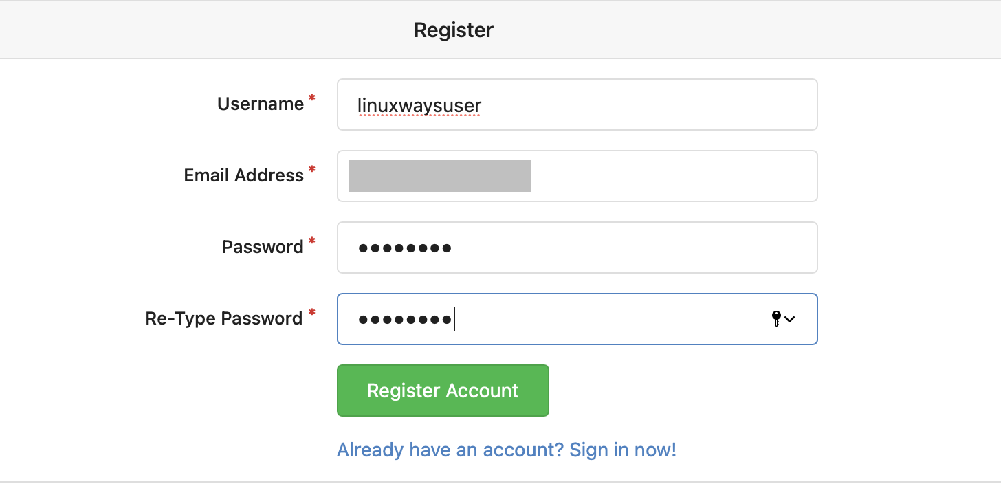 Gitea Installation On Ubuntu 20.04 8 Register a new user