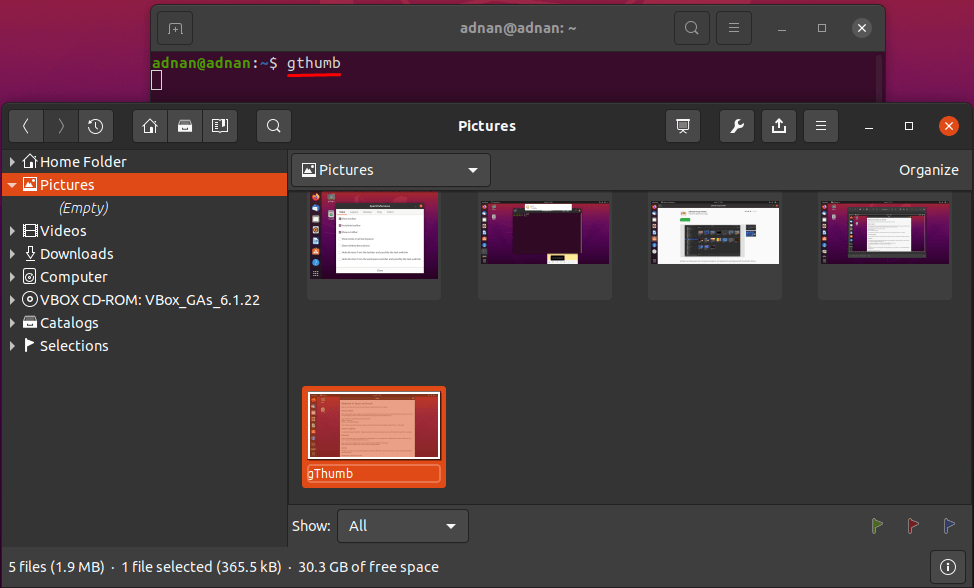 How To Install And Use Gthumb On Ubuntu 6 A screenshot of a computer description automatically generated with medium confidence