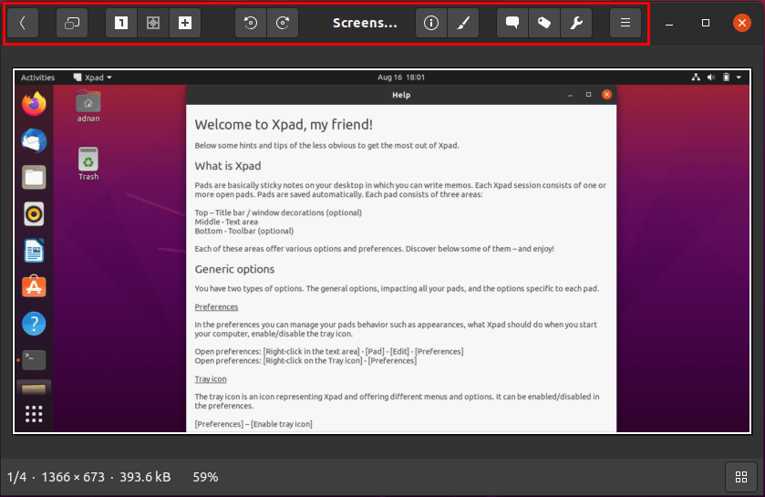 How To Install And Use Gthumb On Ubuntu 10 A screenshot of a computer description automatically generated with medium confidence