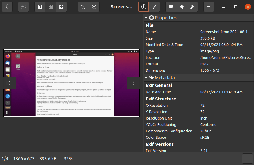 How To Install And Use Gthumb On Ubuntu 15 A screenshot of a computer description automatically generated