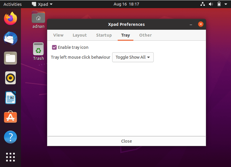 How To Install And Use Xpad On Ubuntu 14 A screenshot of a computer description automatically generated with medium confidence