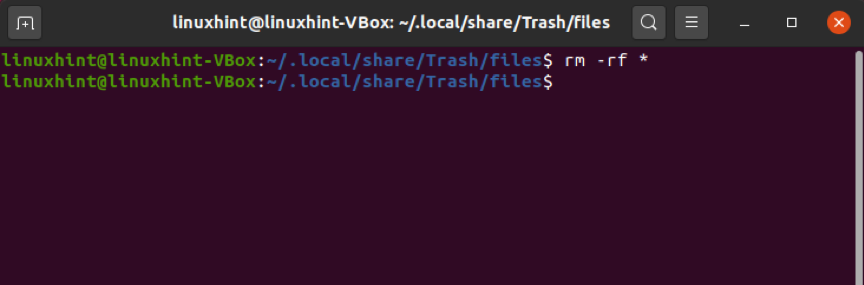 How To Empty Trash From Ubuntu Terminal 7 How to empty trash from ubuntu terminal 7