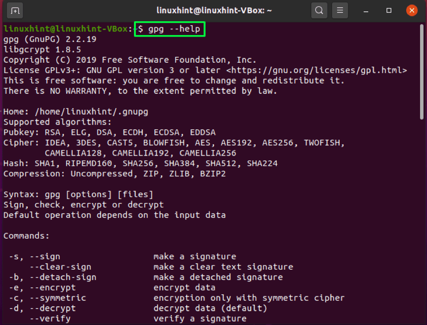 How To Use The Gpg Command On Ubuntu 5 How to use the gpg command on ubuntu 5