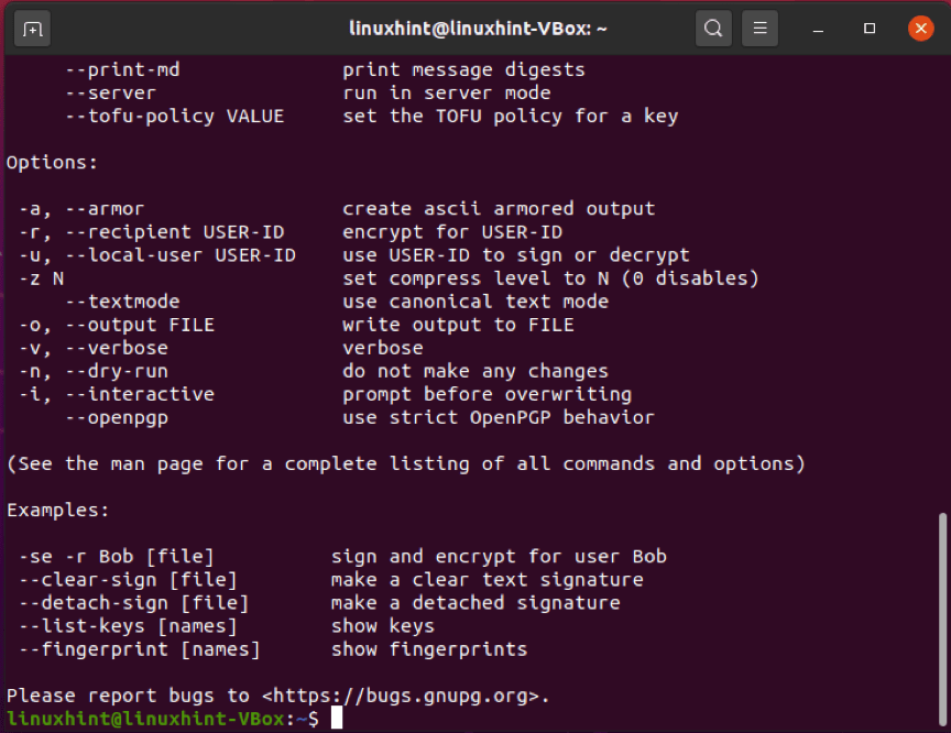 How To Use The Gpg Command On Ubuntu 6 How to use the gpg command on ubuntu 6