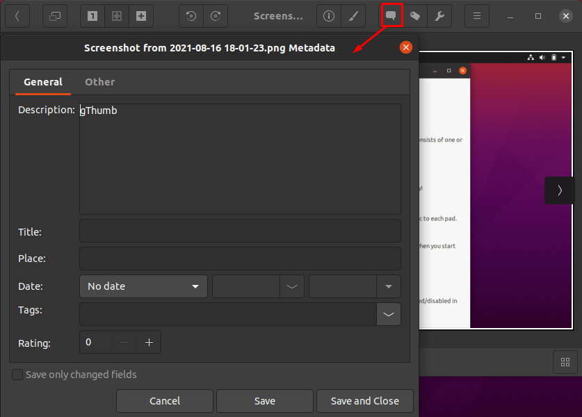 How To Install And Use Gthumb On Ubuntu 17 Graphical user interface, application description automatically generated