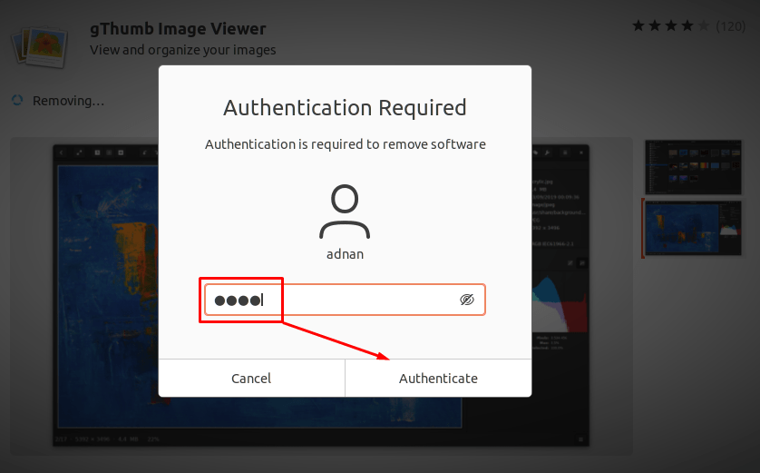 How To Install And Use Gthumb On Ubuntu 24 Graphical user interface, application description automatically generated