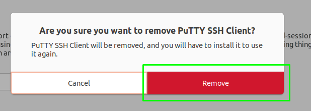 How To Install Putty On Ubuntu 10 Graphical user interface description automatically generated with medium confidence