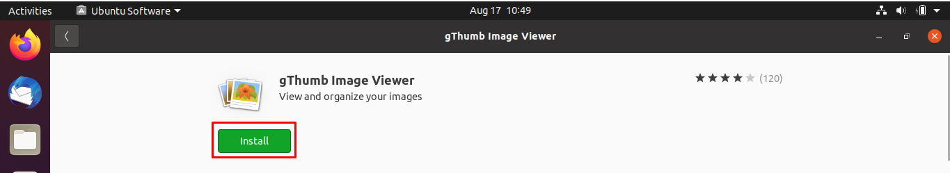 How To Install And Use Gthumb On Ubuntu 2 Graphical user interface, text, application, chat or text message description automatically generated