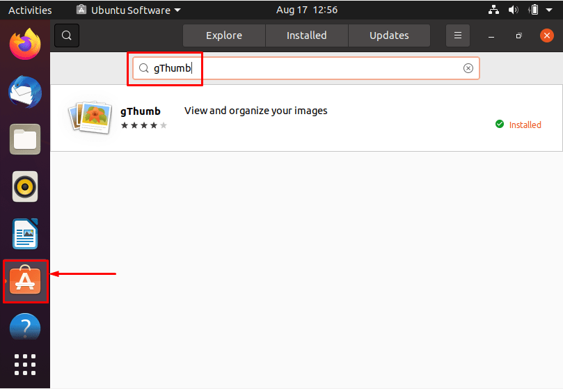 How To Install And Use Gthumb On Ubuntu 22 Graphical user interface, text, application, email description automatically generated