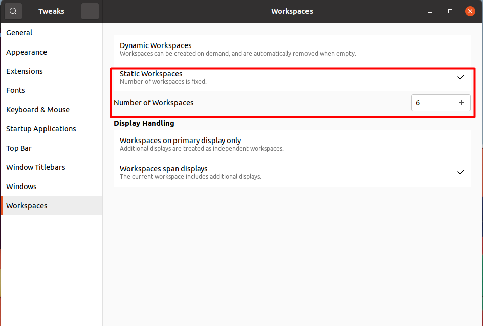 How To Switch Between Workspaces In Ubuntu 9 Graphical user interface, text, application, teams description automatically generated
