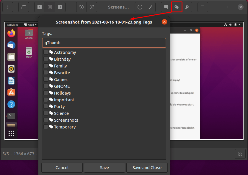 How To Install And Use Gthumb On Ubuntu 18 Graphical user interface, text description automatically generated