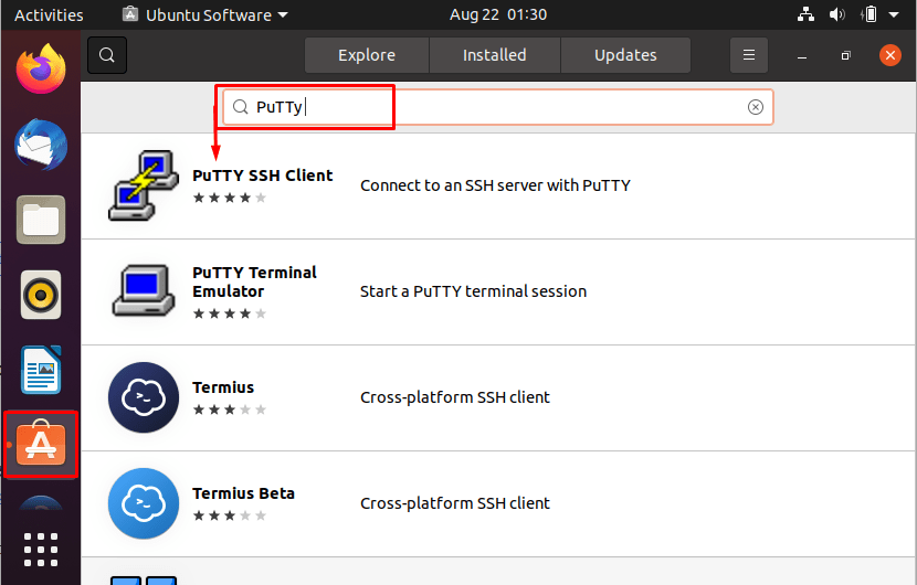 How To Install Putty On Ubuntu 4 Graphical user interface, text, email, website description automatically generated