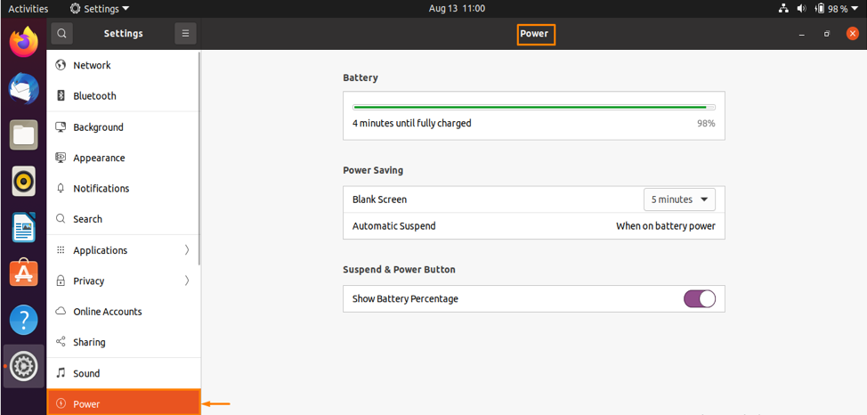 How to Change Sleep Settings in Ubuntu 4