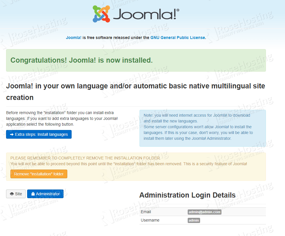 How To Install Joomla 3.9 On Ubuntu 20.04 4 Install joomla 3. 9 on ubuntu 20. 04