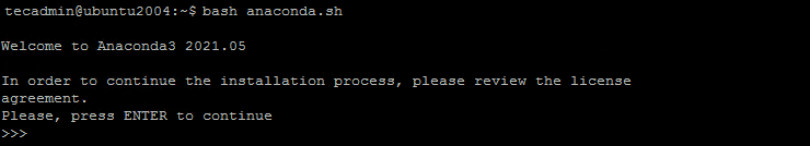 How to install anaconda on ubuntu 20. 04