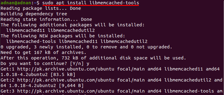 How To Install Memcached On Ubuntu 2 Text description automatically generated