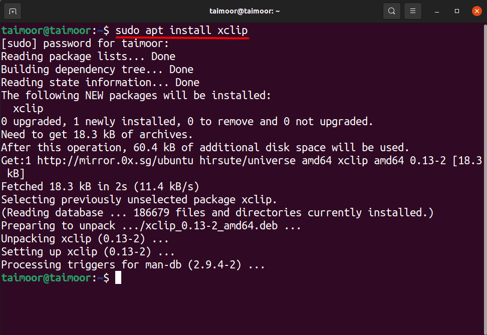 How To Access Clipboard Using Xclip In Ubuntu 1 Text description automatically generated