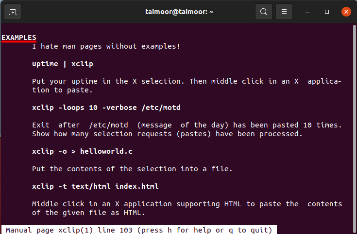 How To Access Clipboard Using Xclip In Ubuntu 3 Text description automatically generated