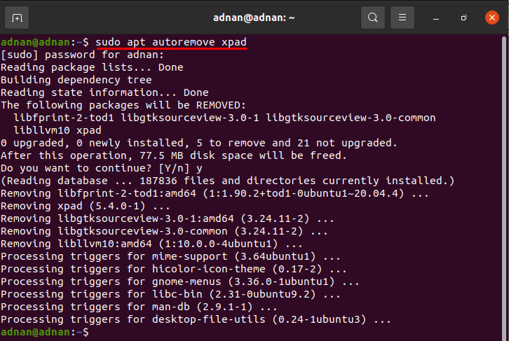 How To Install And Use Xpad On Ubuntu 16 Text description automatically generated