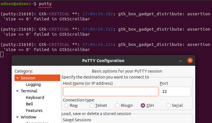 How To Install Putty On Ubuntu 3 Text description automatically generated