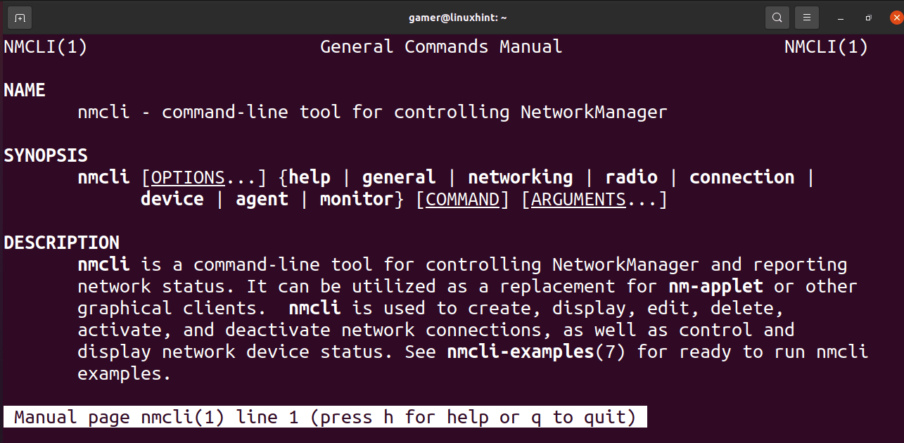 How To Use Nmcli In Ubuntu 13 How to use nmcli in ubuntu 13