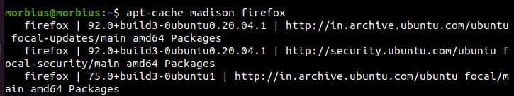 Check Available Version Of A Package In Ubuntu 7 Check available version of a package in ubuntu 7