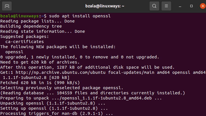 How to generate csr (certificate signing request) in linux?