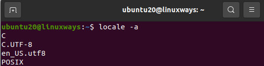 System Locales in Linux 5