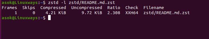 zstd – Open-Source Data Compression Algorithm in Linux 5