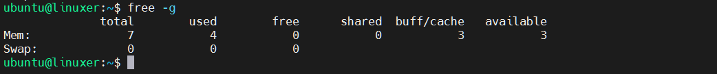 Free Command In Linux 5 Free command in linux 5