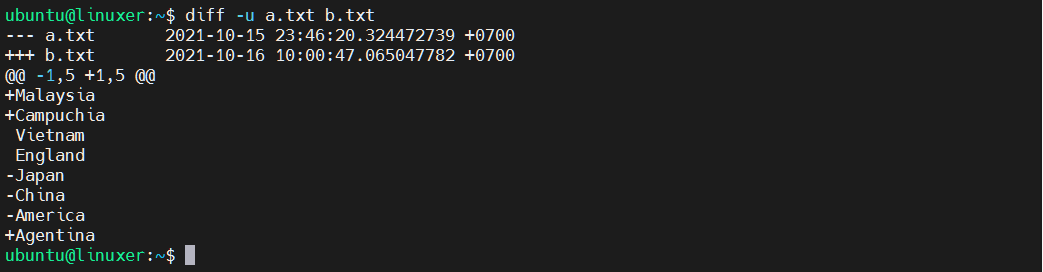 Diff Command In Linux 4 Diff command in linux 4