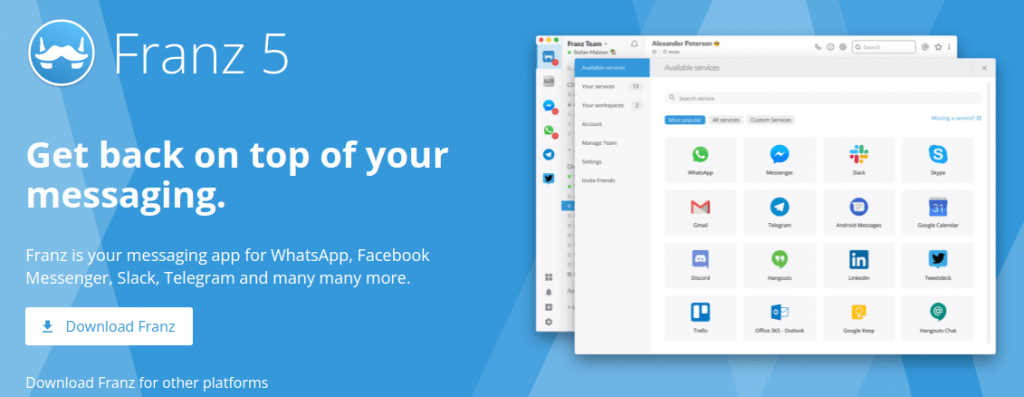 How to Install Franz Messenger on Ubuntu 20.04 LTS 45