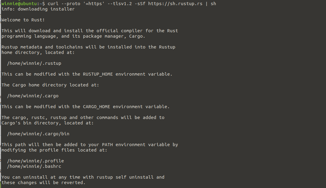 How to Install Rust Programming Language on Ubuntu 20.04 3