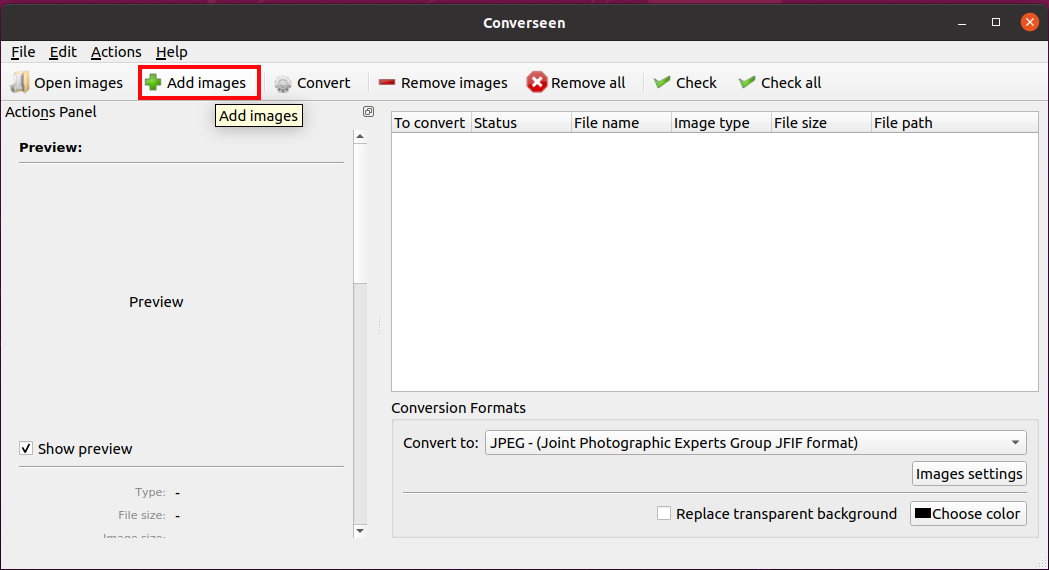 How To Batch Process Images Using Converseen In Ubuntu 20.04 3 How to batch process images using converseen in ubuntu 20. 04 3