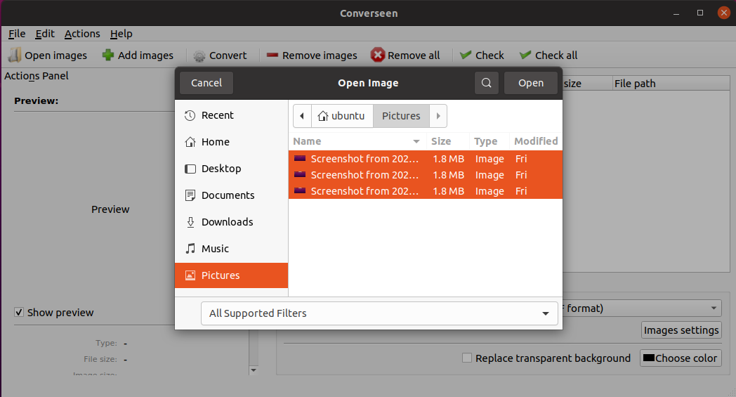 How To Batch Process Images Using Converseen In Ubuntu 20.04 4 How to batch process images using converseen in ubuntu 20. 04 4