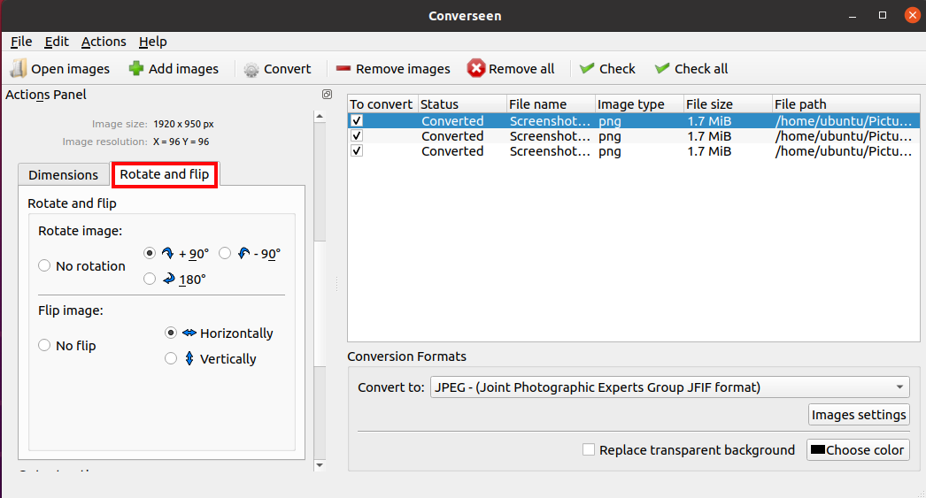 How To Batch Process Images Using Converseen In Ubuntu 20.04 10 How to batch process images using converseen in ubuntu 20. 04 10