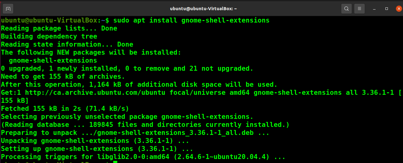 How To Install And Use Gnome Shell Extensions In Linux 2 How to install and use gnome shell extensions in linux 2