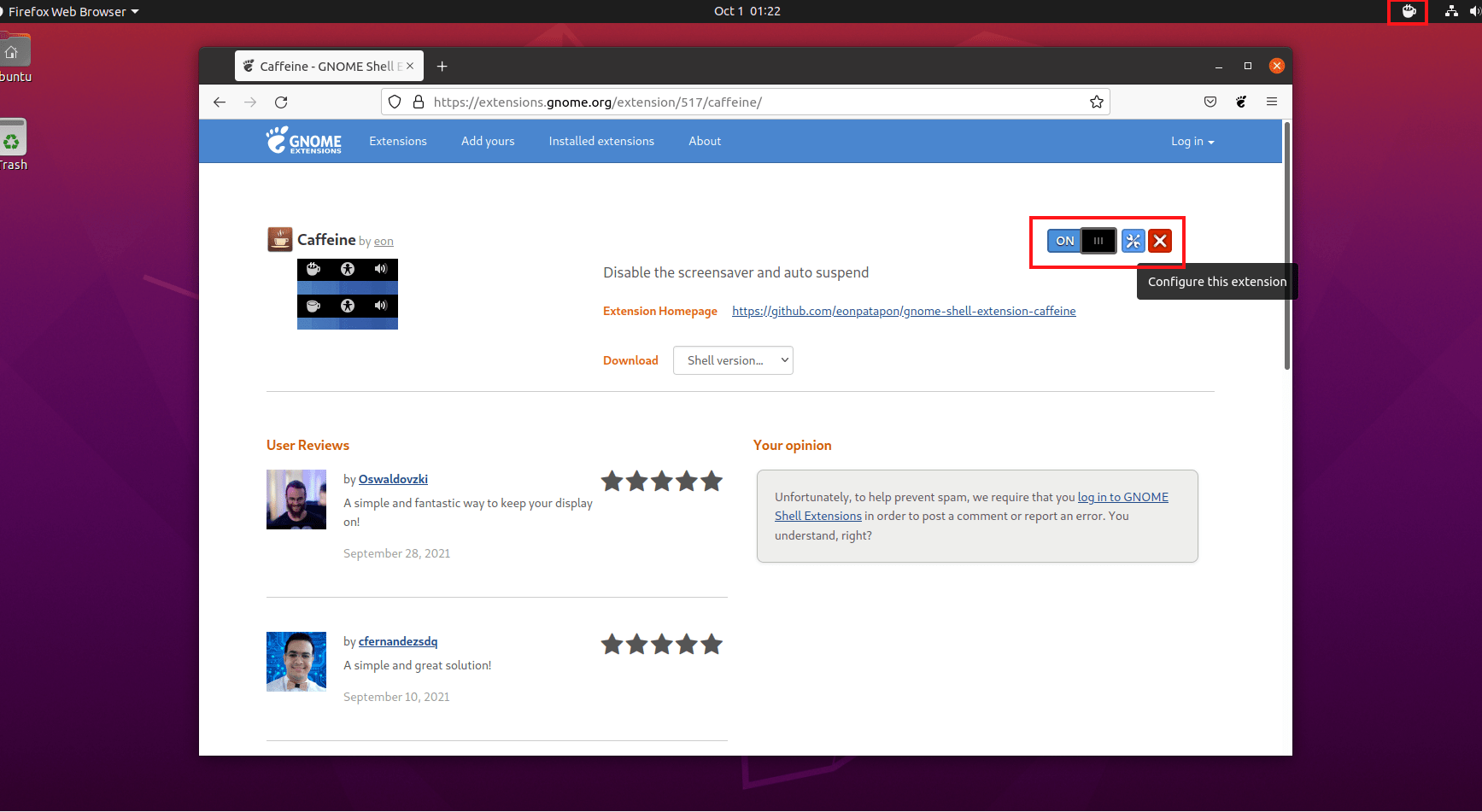 How To Install And Use Gnome Shell Extensions In Linux 17 How to install and use gnome shell extensions in linux 17
